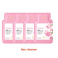 4pcs Skincare Sets Sakura Cleanser Face Cream Toner Eye Cream Deep Cleansing Moisturizer Oil Control Skin Care Kit Travel Outfit