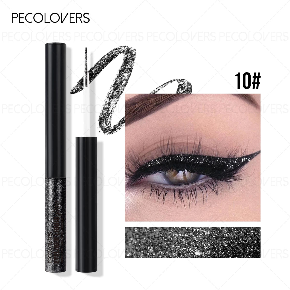 Glitter Eyeliner, Multi-color Options, Sparkly Eyeliner, Suitable for Halloween and Christmas Makeup