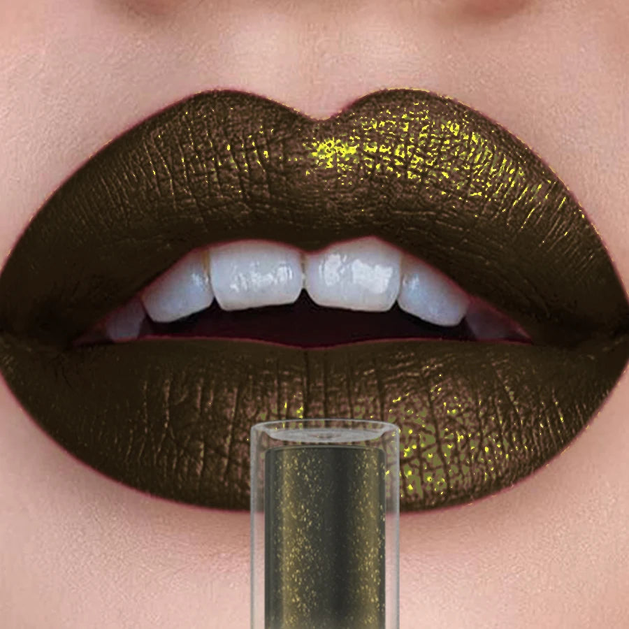 14 Colors Bold Intense Glitter Shiny Metallic Lip Glaze High Pigment Lip Tint Korean Makeup Long Lasting Lip Senior Cosmetics