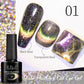 AWStorG Intense Rainbow Cat Eye Gel 5ml Holographic Laser Magnetic Nail Gel Soak Off UV LED Gel Polish Shiny Rainbow Manicur
