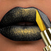 1pc Two-tone Color Glitter Lipstick Non-stick Cup Matte Black&yellow Lip or Eye Makeup Diamond Lipstick or for Eye Shadow Gifts