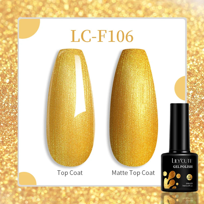 LILYCUTE 7ML Eggshell Gel Nail Polish White Black Material Semi Permanent Autumn Varnish With Any Color Gel Soak Off UV Manicure
