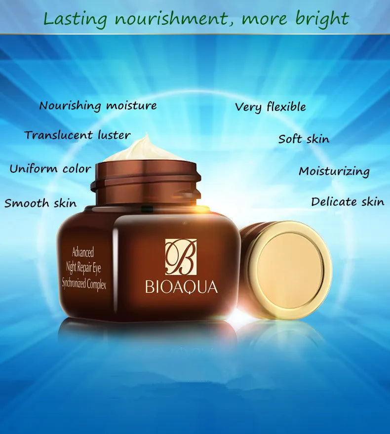 BIOAQUA Lift Firming Eye Serum Moisturizing Hydrating Eye Cream Remove Dark Circles Skin Care 20g