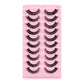 10Pairs 3D Mink Lashes russian strip lash Dramatic False Eyelashes Faux Cils Makeup Wholesale Fake Eyelash Extension