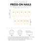 24pcs Halloween Style Press On Nails Dusk Series Glossy Almond False Nails With Horror Pumpkin Ghost Black Cat Designs Fake Nail