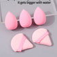 High Grade Pink makeup brush quality synthetic foundation brush Makeup sponge Makeup puff professional makeup tool set
