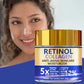 Retinol & Collagen Face Cream 60g, Anti-Aging Firming Moisturizer with Hyaluronic Acid, Fast Delivery