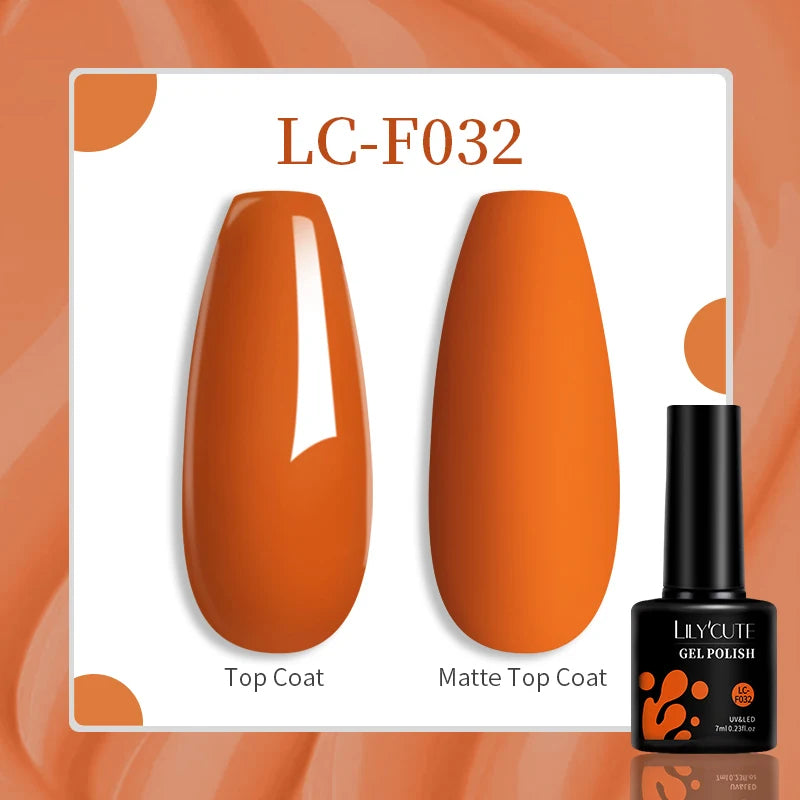 LILYCUTE 7ML Eggshell Gel Nail Polish White Black Material Semi Permanent Autumn Varnish With Any Color Gel Soak Off UV Manicure