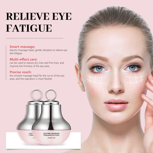 Electric Massage Polypeptide Firming Eye Cream Lifting Fine Line Relieve Fatigue Dark Circles Beauty Moisturizing Skin Care