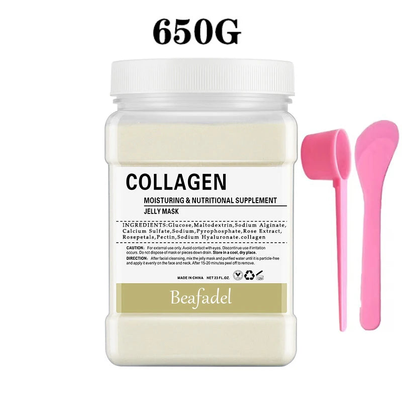 650g Jelly Mask Powder Rose Masks Peel Off Hydroplastic Crystal Collagen Facial Jelly Mask for Face