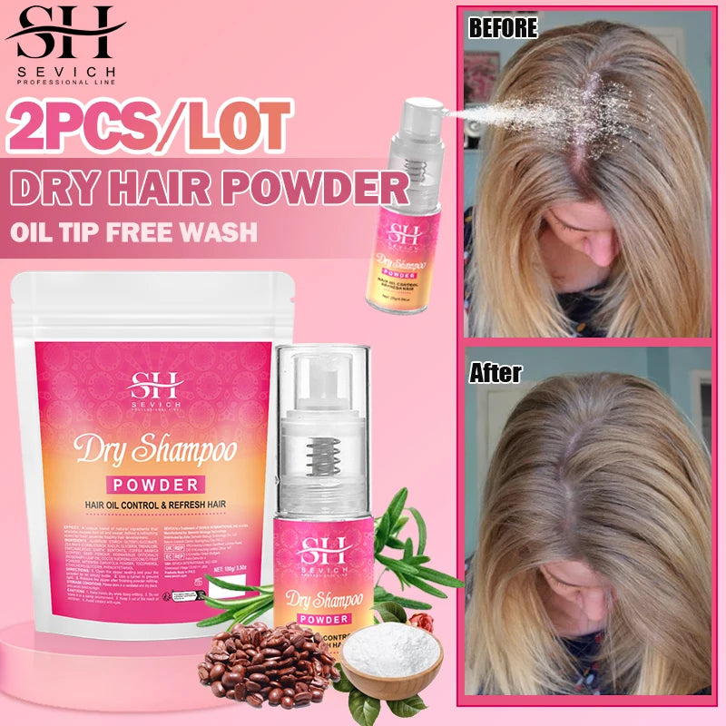 Dry Shampoo Powder Spray Instant Oil Control Fluffy Increase Hair Volume Dry Hair Powder Absorb Hair Grease Styling Powders