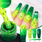 MEET ACROSS 7ml Eggshell Thermal Gel Nail Polish Temperature Changing Gradient Nail Art Varnish Winter Soak Off Gel For Nails