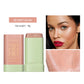 Peach Korean Makeup Contour Body Glitter Highlighter for Face Shading Stick Blush Blush Bronzer Cosmetics Blusher Powder Red