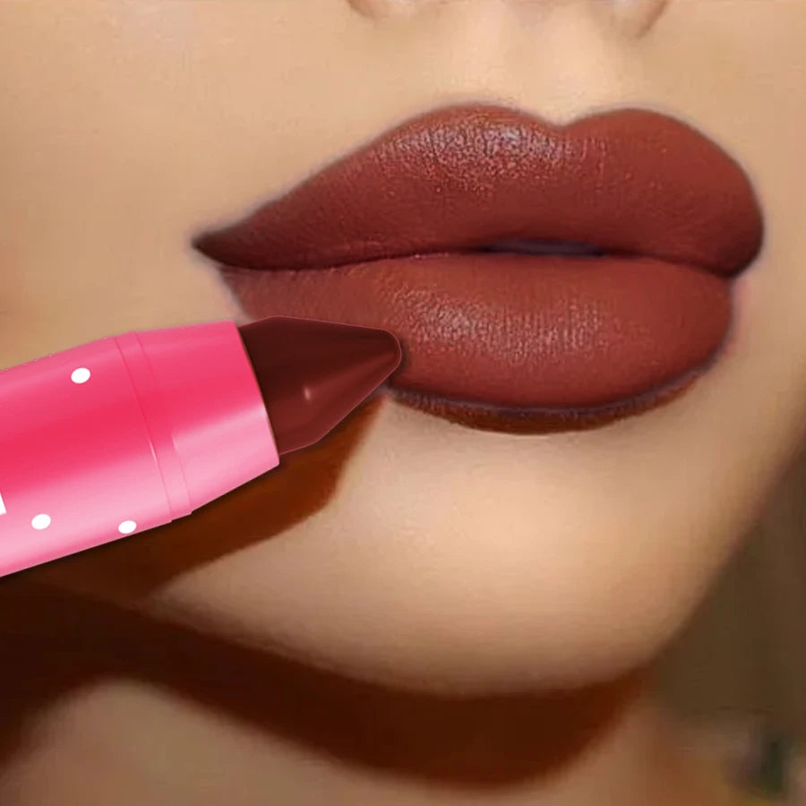 15 colors 1pc matte lipstick pen waterproof lip stain tint korean makeup lip cosmetic nude lipstick pen for women gift lip liner