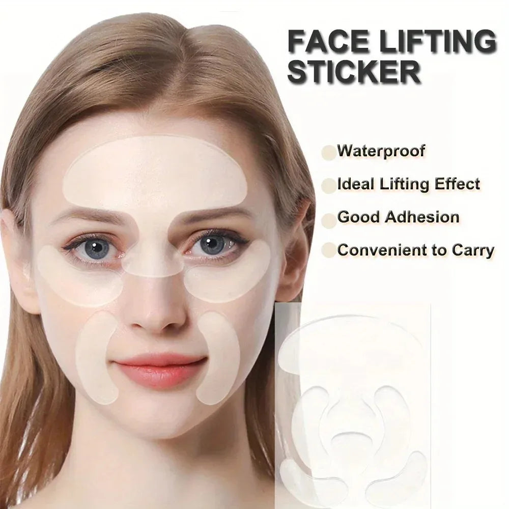 Reusable Silicone Anti-Wrinkle Pad Face Forehead Neck Hand Care Skin Lifting Tool Sticker Pad Anti-Wrinkle Aging Patch