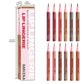 Matte 12 color lipliner, outline lip lipstick lipliner, waterproof, sweat resistant, smooth, dripping liquid lip liner