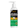 GOIPLE Natural Coconut Oil Wig Milk Shampoo Smooth Repair Moisturizes Frizzy Hair for Wigs Wave 2 in 1 Wig Wash Care Product