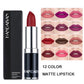 Matte Pink Velvet Lipstick Sexy Nude Red Brown Purple Lipgloss Gloss Velvety Lipstick Waterproof Makeup Long Lasting Lipstick