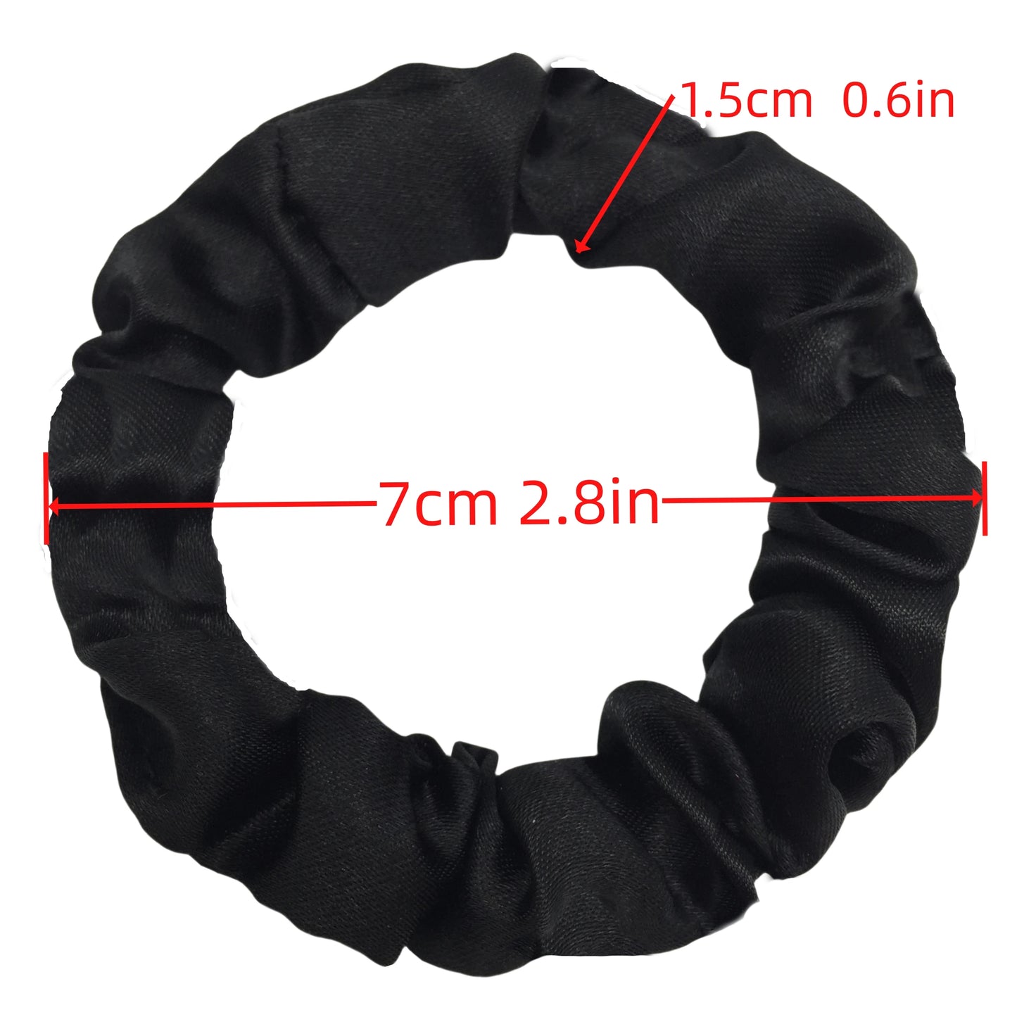 3pc Mori Scrunchie Hair Accessories Women's Premium Hair Cord Headflower French Headwear With Ponytail Headband