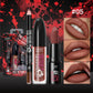 Long Lasting Velvet Lipstick Set Matte Non Transfer Waterproof Lip Gloss Liner Combo High Color Intensity Halloween Makeup