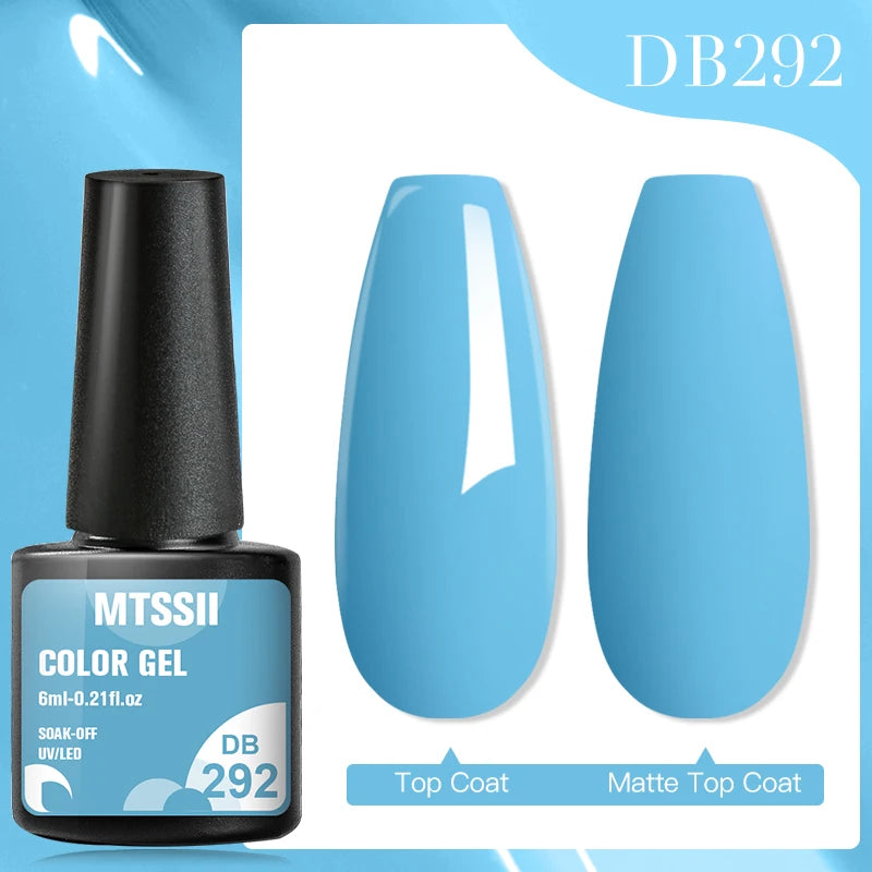Mtssii 7ml Glitter Rubber Base Gel Polish Gold Sequins Pink White Base Gel Top Coat Soak Off UV LED Nail Art Varnish Manicure