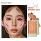 Peach Korean Makeup Contour Body Glitter Highlighter for Face Shading Stick Blush Blush Bronzer Cosmetics Blusher Powder Red