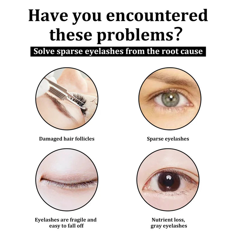 28 Days Fast Eyelash Growth Serum Natural Eyelashes Enhancer Longer Thicker Eyebrows Lift Eye Care Fuller Lashes Products