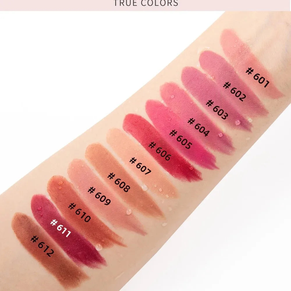 HANDAIYAN Matte Nude Lipstick Velvet Finish Lipsticks Long-Lasting Waterproof Women's Makeup Korean Cosmetic Popular Gift Item