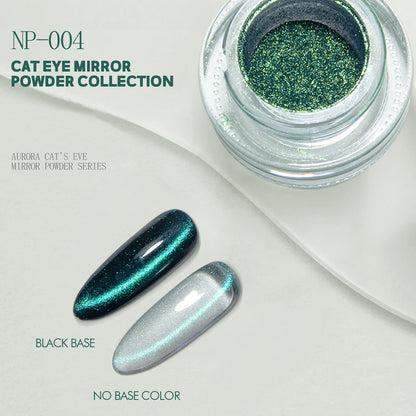 Nailpop 0.3g Moonlight Magic Mirror Powder Magnetic Cat Eye Glitter Nail Powder DIY Nail Art Decoration Chrome Nail Salon Tools