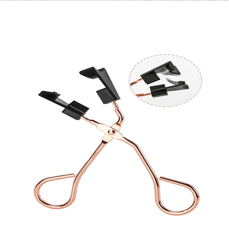 4 pairs 5 Magnets 3D Magnetic False Eyelashes Handmade Artificial Faux Cils Magnetic Natural Mink Eyelashes with Tweezers