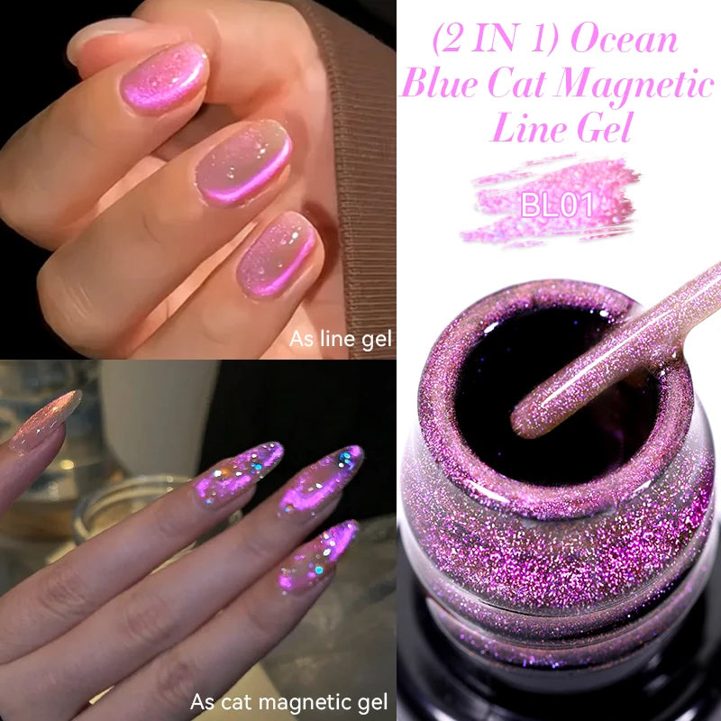 LILYCUTE 5ml White Black Liner Gel Nail Polish Colorful French Painting Stripe Semi Permanent Drawing Nail Art UV Gel Varnish