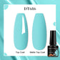 MEET ACROSS 7ml Porcelain White Cat Eye Gel Polish Holographic Glitter Magnetic Galactic Effect Gel Nail Polish Soak Off UV Gel