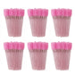 ANNAFRIS 50Pcs  Disposable Eyelash  Brush Soft Head Crystal Eyebrow Brush Lash Extension Brush  Mascara Wand Makeup Tool