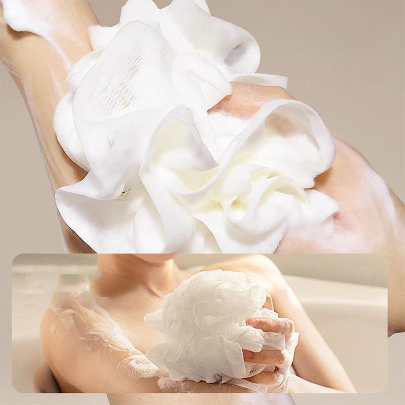 1 Piece Of Soft Loofah Sponge Bath Ball -2-in-1 Soap Dispenser And Body Scrub, Bathroom Exfoliating Shower Ball For Men Women