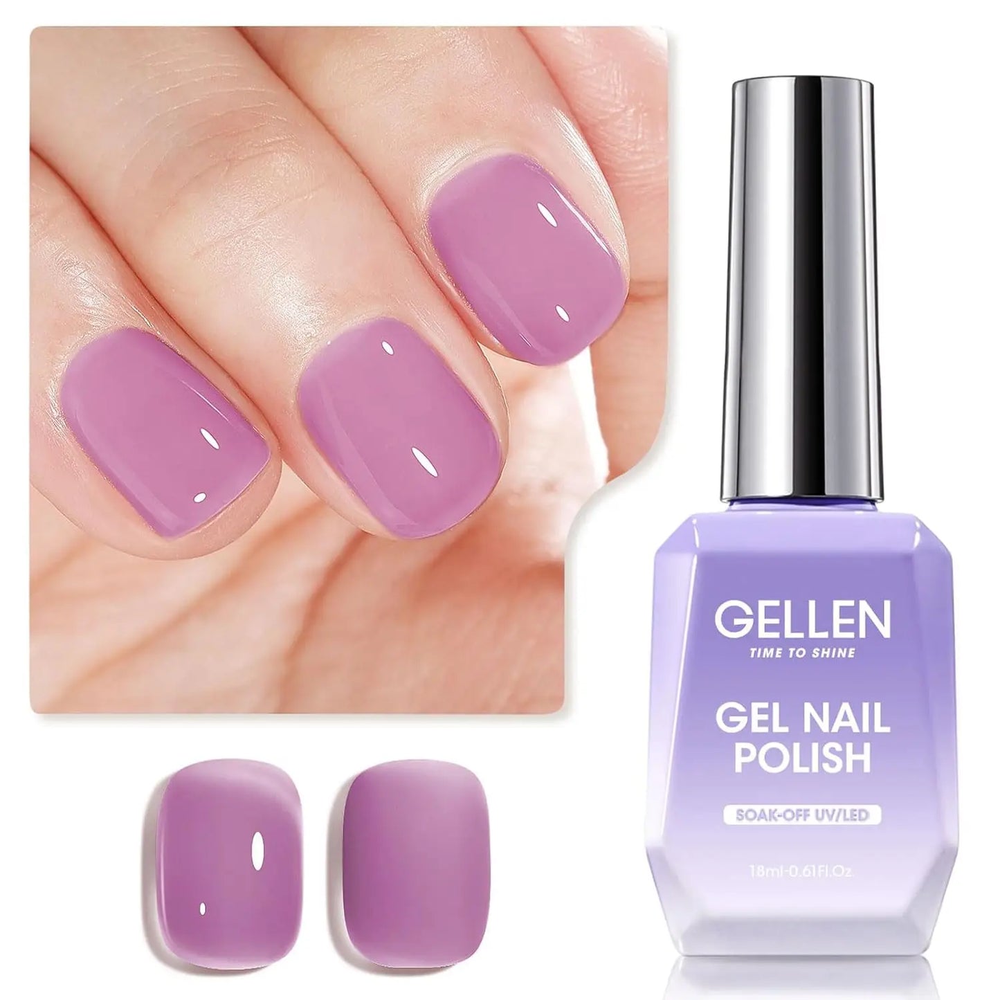 GELLEN Nail Gel Top Coat 18ML Large Bottle Ultra Gloss Superior Shiny Nails Polish Finish Long Lasting Glossy Manicure Art DIY