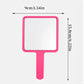 Eyelash Extension Handheld Makeup Mirror Square Vanity Mirror with Plastic Handle Hand High Definition Mirror Beauty Accessories