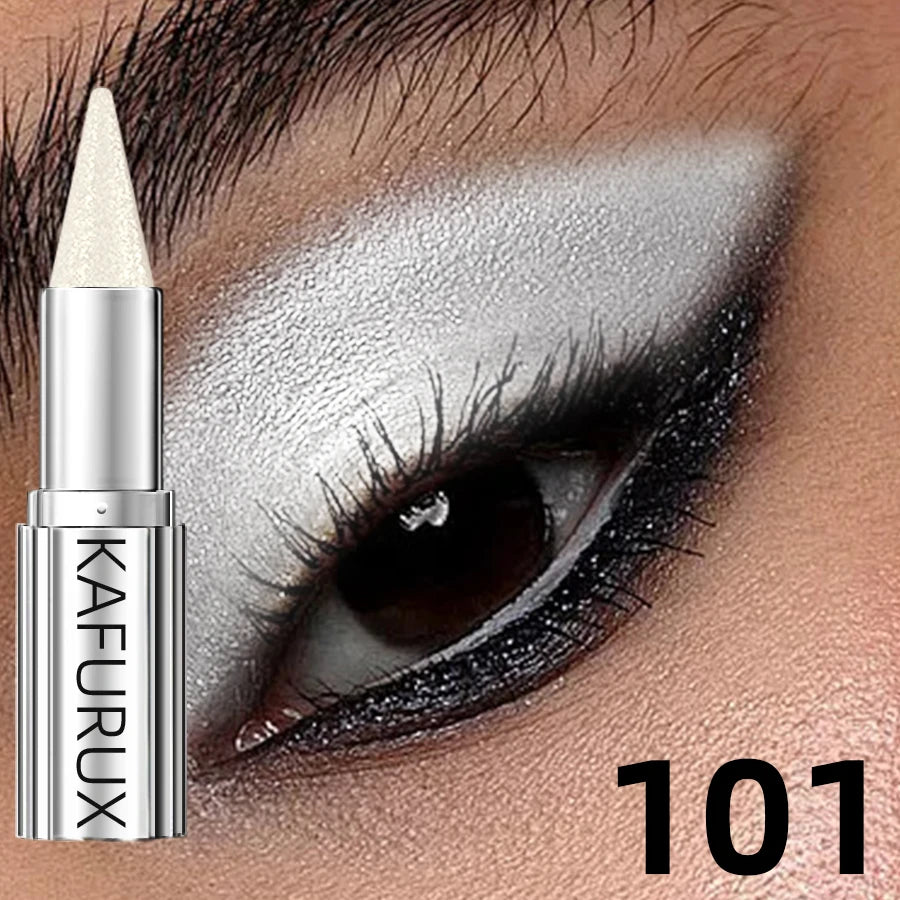 12 Colors Metallic White Black Purple Eyeshadow Pencil Glitter 1pc  Liner Pen Highligter Long Lasting Blue Cream Eye Shadow