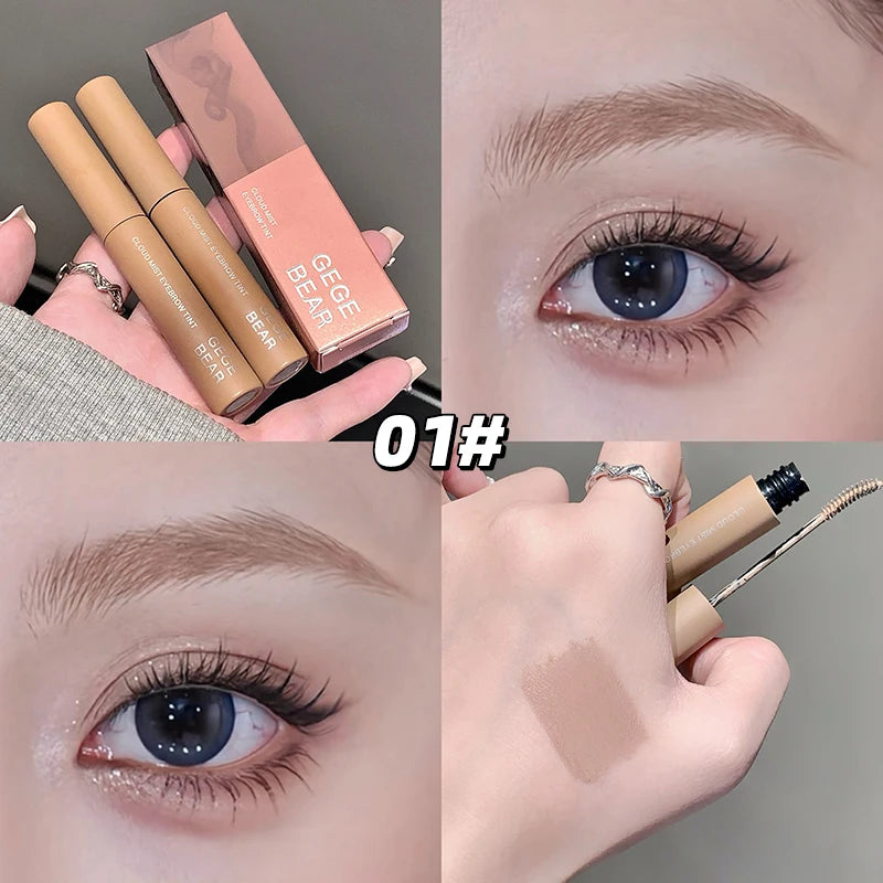 3D Eyebrow Dye Cream Long Lasting Pink Brown Color Eyebrow Mascara Tint Sweatproof Wild Brow Enhancer Cream Cosmetics Beginner