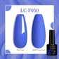 LILYCUTE 7ML Eggshell Gel Nail Polish White Black Material Semi Permanent Autumn Varnish With Any Color Gel Soak Off UV Manicure