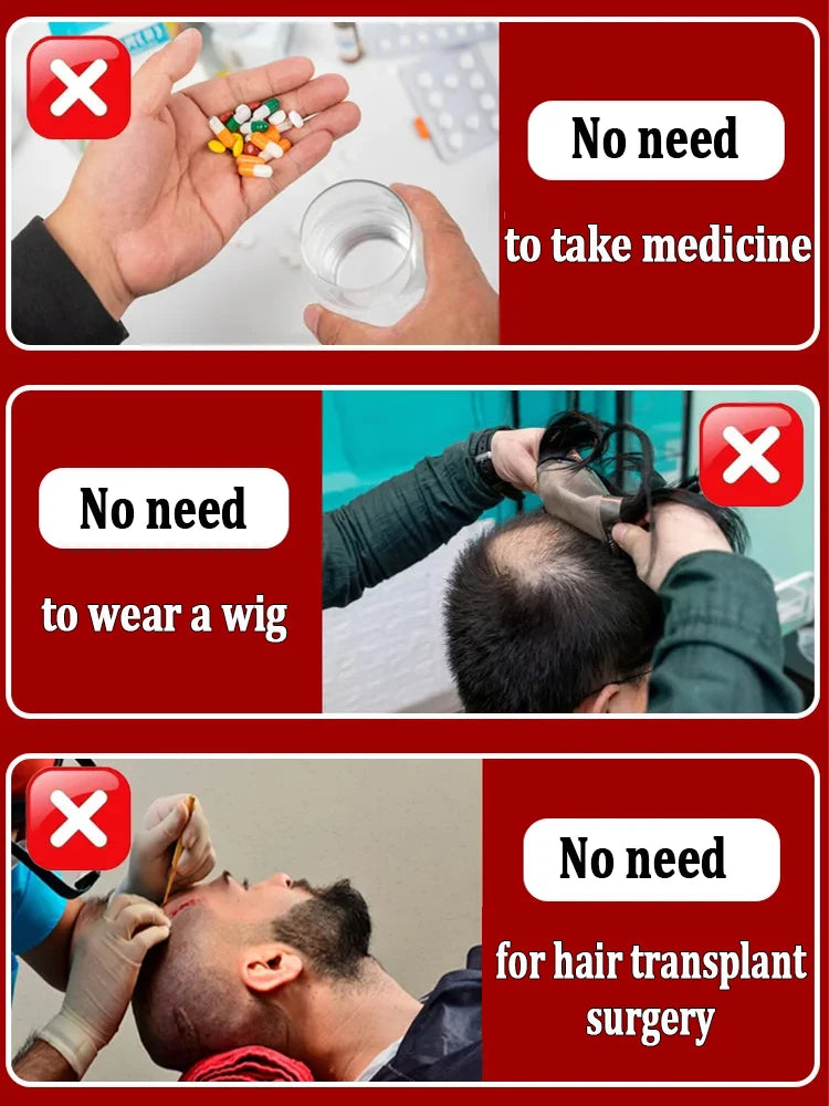 Grow cool hair secretly and surprise everyone. Say goodbye to baldness and hair loss now