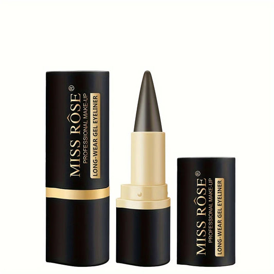 Gel Eyeliner, Quick-Dry Matte Smudge Proof Waterproof Eye-liner Pencil For Women Girls Daily Party Stage Makeup