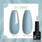 LILYCUTE 7ML Eggshell Gel Nail Polish White Black Material Semi Permanent Autumn Varnish With Any Color Gel Soak Off UV Manicure