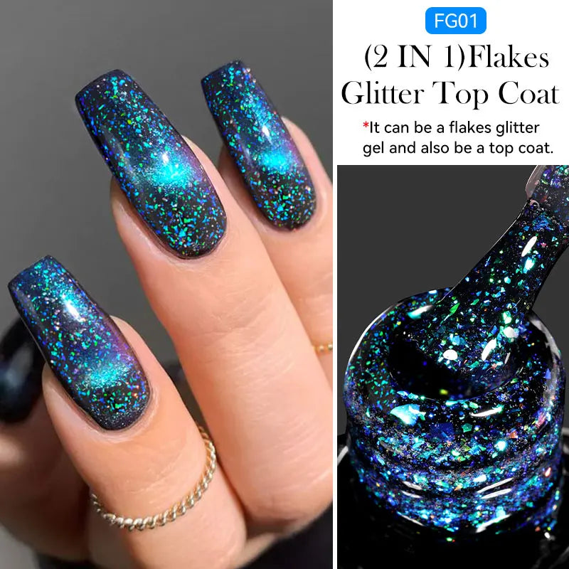 LILYCUTE 5ml Line Art Gel Nail Polish Gold Silver DIY Drawing Gel Reflective Glitter Design Semi Permanent Painting Gel Varnish