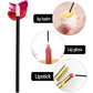 100 Pcs Disposable Lip Lint Free Applicators Lipstick Testers Wands Applicators for Makeup Lip Brushes Makeup Beauty Tool