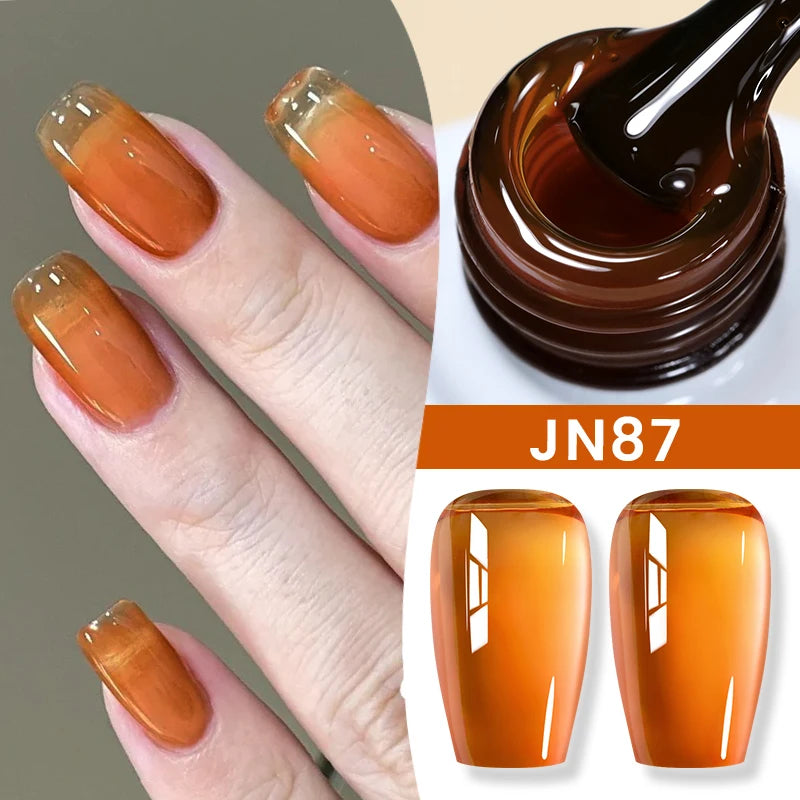 BORN PRETTY 10ml Flow Light White Cat Magnetic Gel Nail Polish Ultra Shine Soak Off UV Gel Mirror Glass Bead Gel Nail Art