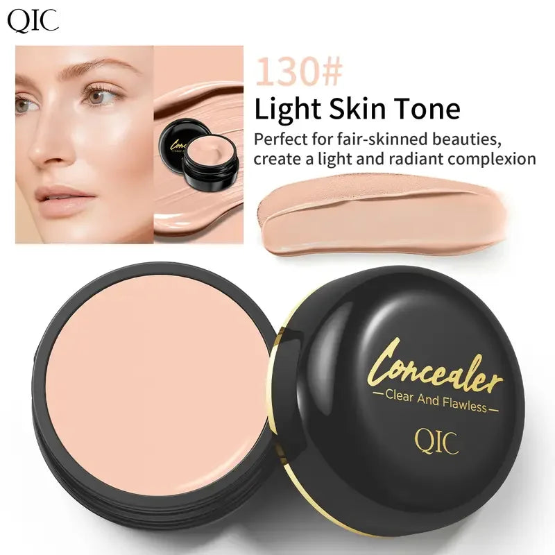 Full Coverage Concealer-waterproof,for Covers Skin Blemishes and Wrinkles and Tattoos,Regulates Skin Tone,Face Concealer Makeup