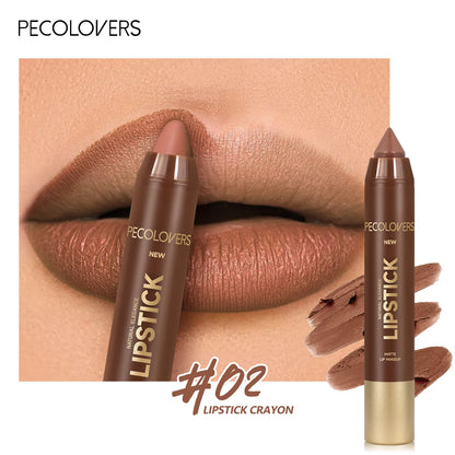 Fine Tip Lip Liner Pen – Soft Mist Matte Lip Crayon, Brown & Red Lipstick Pencil, Lip Contouring, Outline Tint Cosmetic