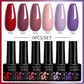 LILYCUTE 6PCs/Set Gel Nail Polish Set Kit Glitter Nail Gel Sequin Vernis Semi Permanent For Manicure Varnish UV LED Nail Art Gel