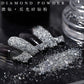 1box Shiny Reflective Diamond Nail Glitter Powder Silver Holographic Micro Drill Dazzling Crystal Gel Polish Manicure Pigment Du