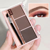 Three-color eyebrow powder shadow three-dimensional eyebrow shape waterproof and sweat-proof natural long-lasting eyebrow powder
